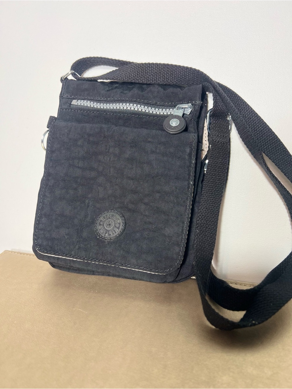 Kipling Eldorado Small Black Crossbody Bag Travel Bag